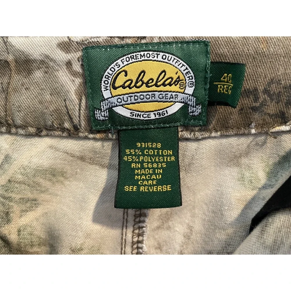 Cabela's Size 40 R Advantage Max 1 Camo‎ Men's  Hunting Cargo Lightweight Pants